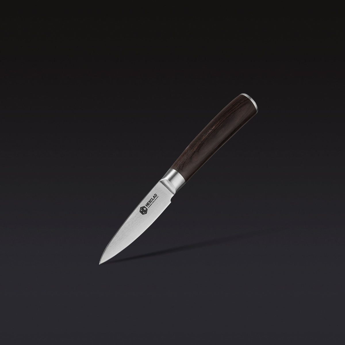 Damascus Steel Paring Knife, 3.5" (Espresso)