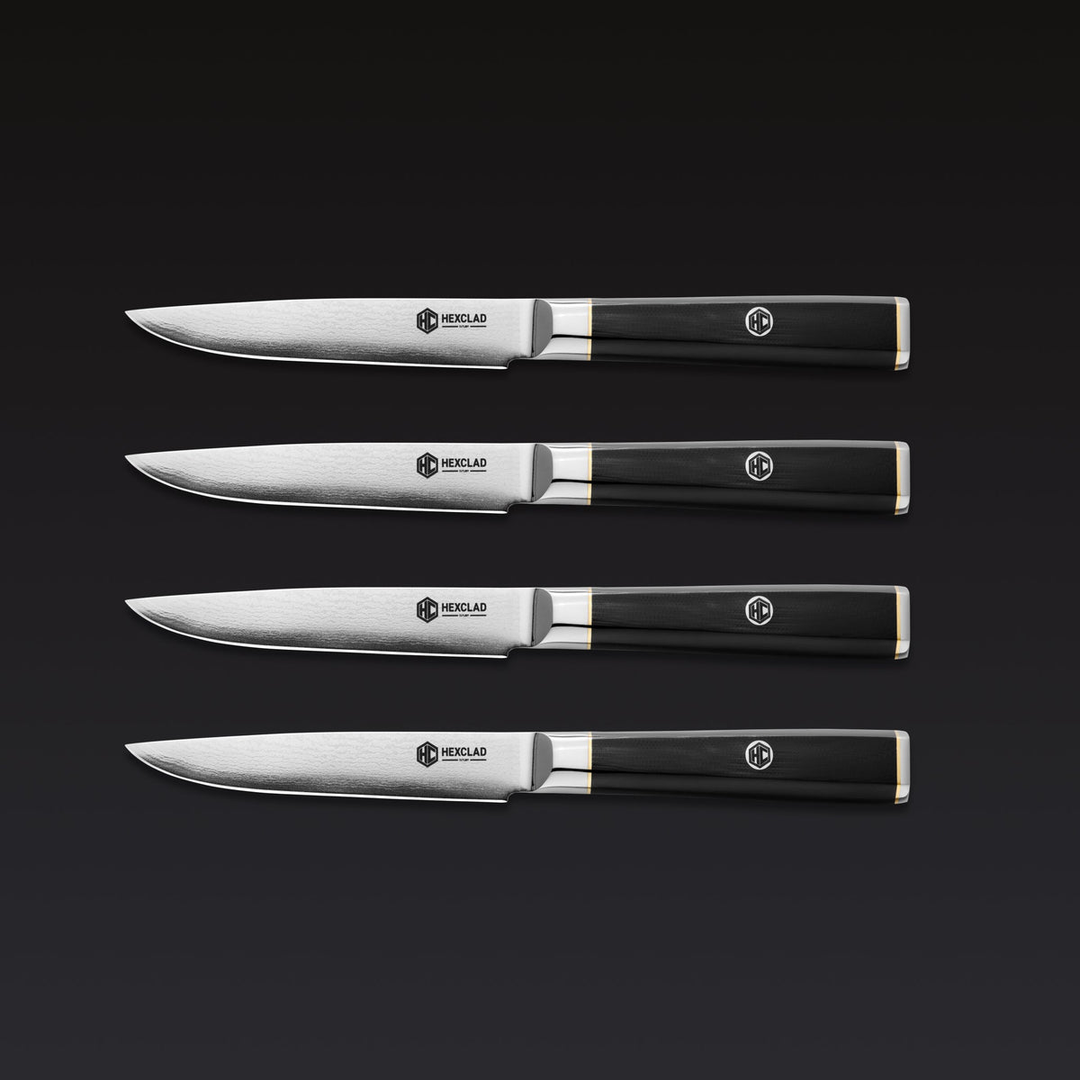 Master Series Damascus Steel Steak Knife Set, 4-pc