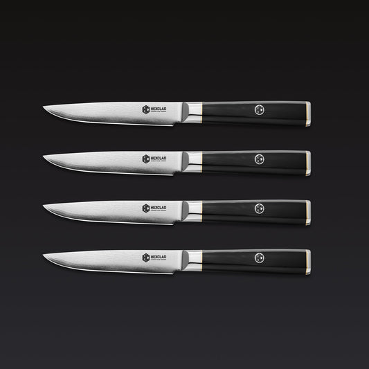 Master Series Damascus Steel Steak Knife Set, 4-pc