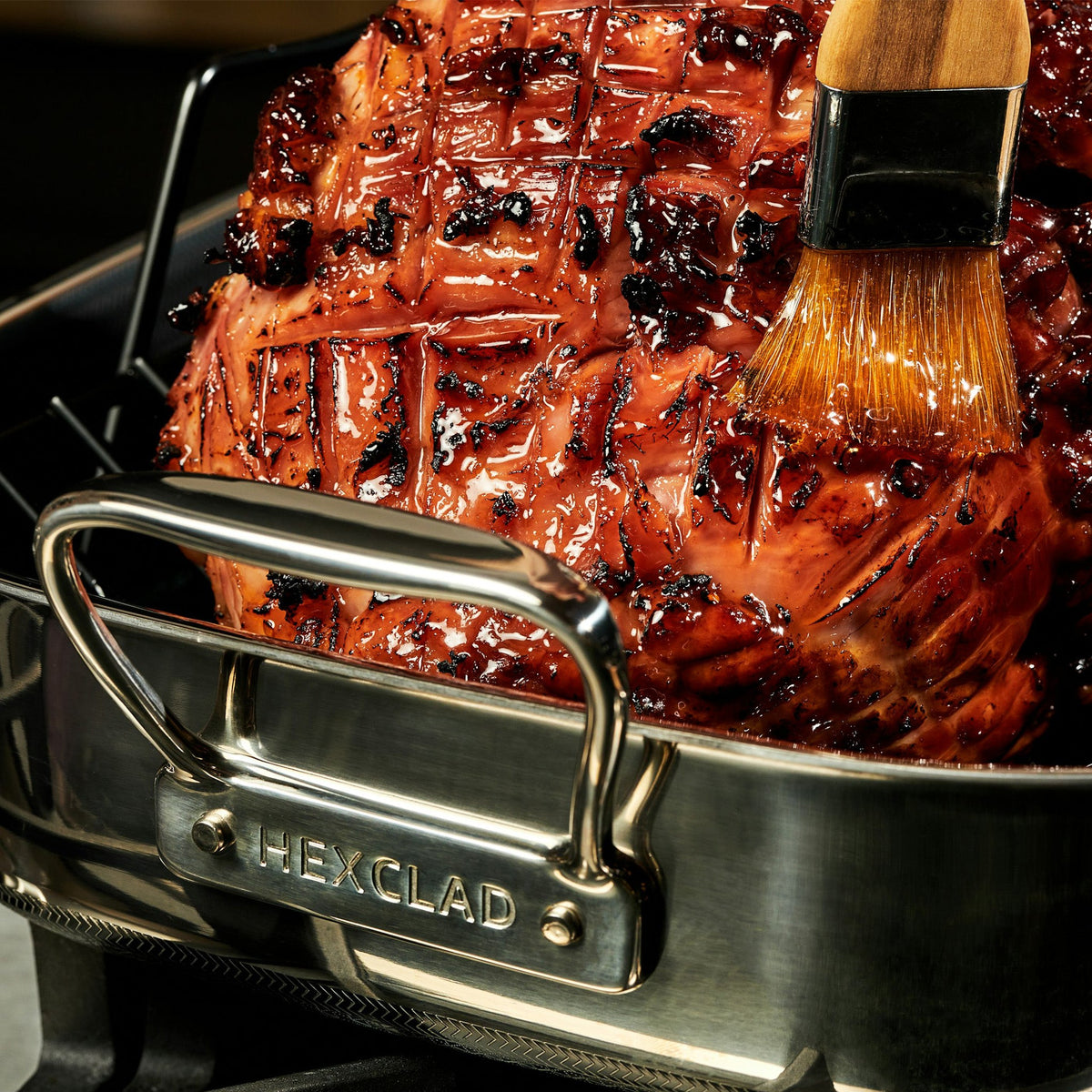 Large Hybrid Roasting Pan w/ Rack, 14" x 16"