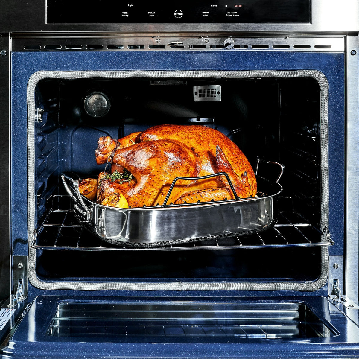 Large Hybrid Roasting Pan w/ Rack, 14" x 16"