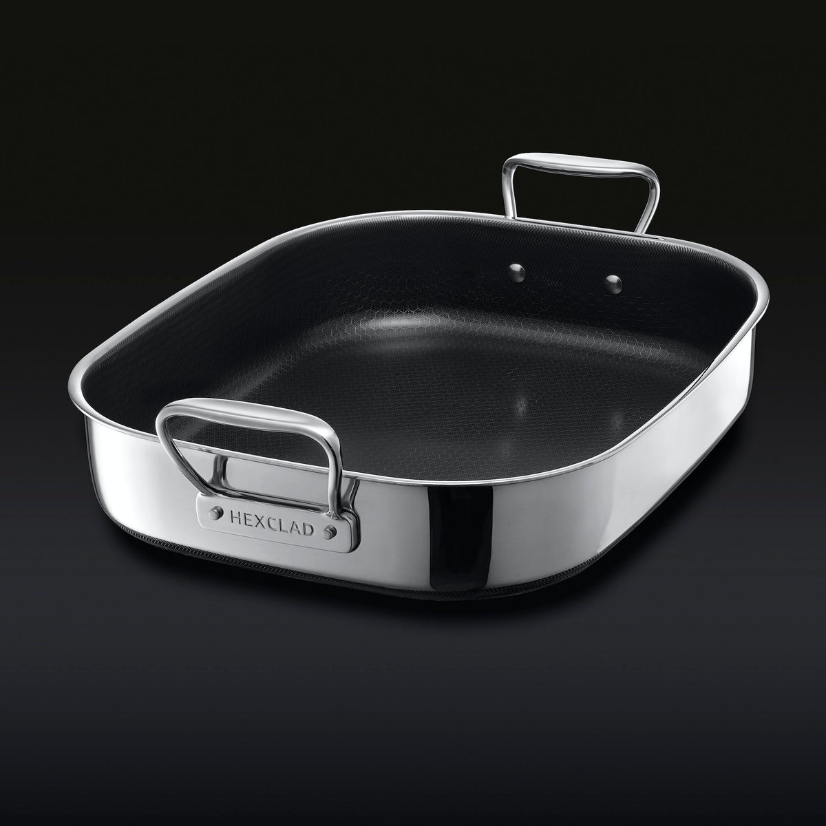 Large Hybrid Roasting Pan w/ Rack, 14" x 16"