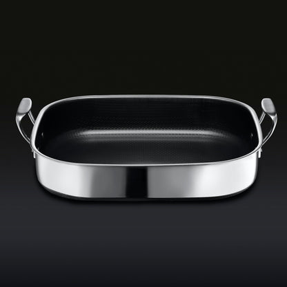 Large Hybrid Roasting Pan w/ Rack, 14" x 16"