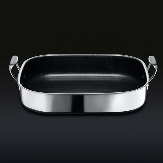 Large Hybrid Roasting Pan w/ Rack, 14" x 16"