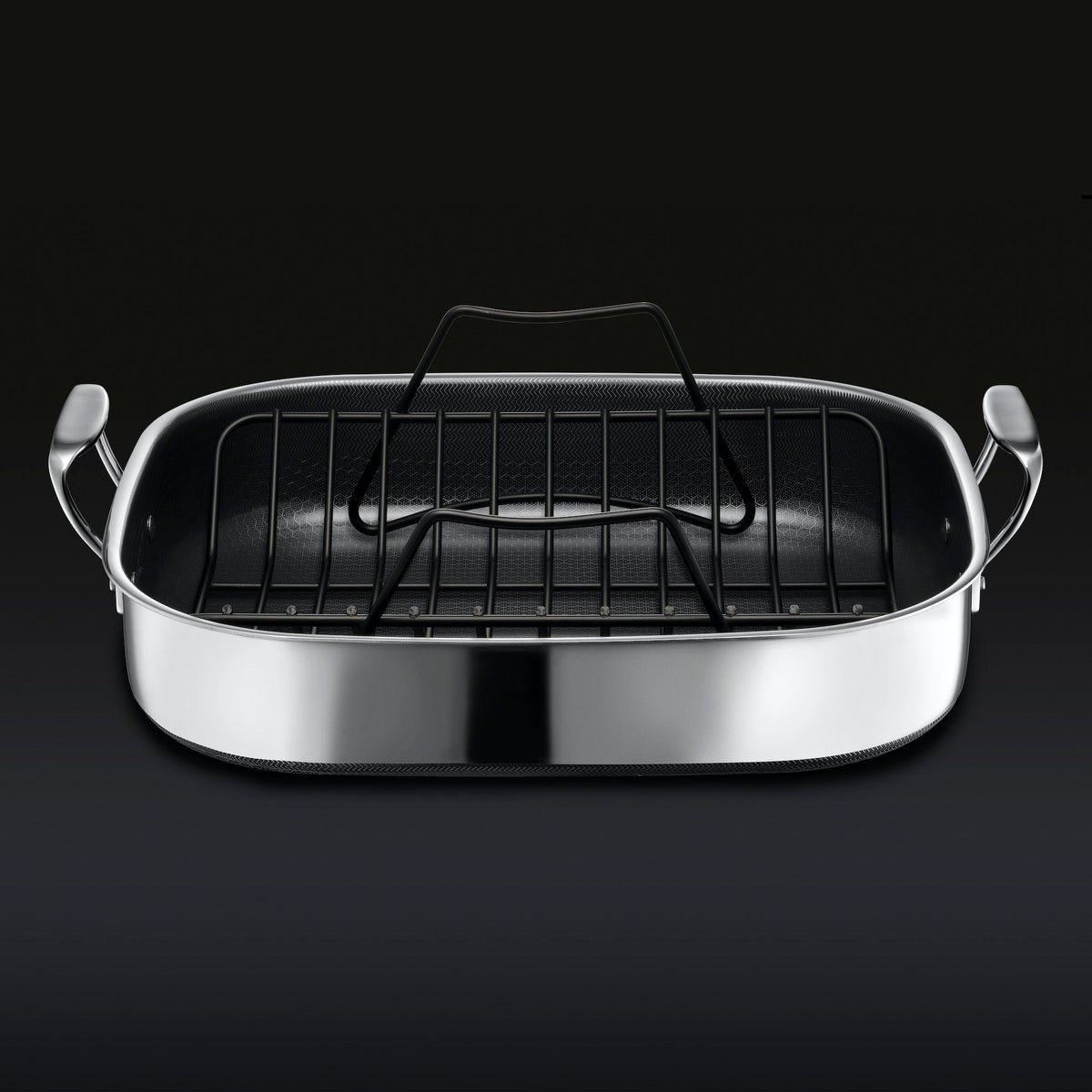 Large Hybrid Roasting Pan w/ Rack, 14" x 16"