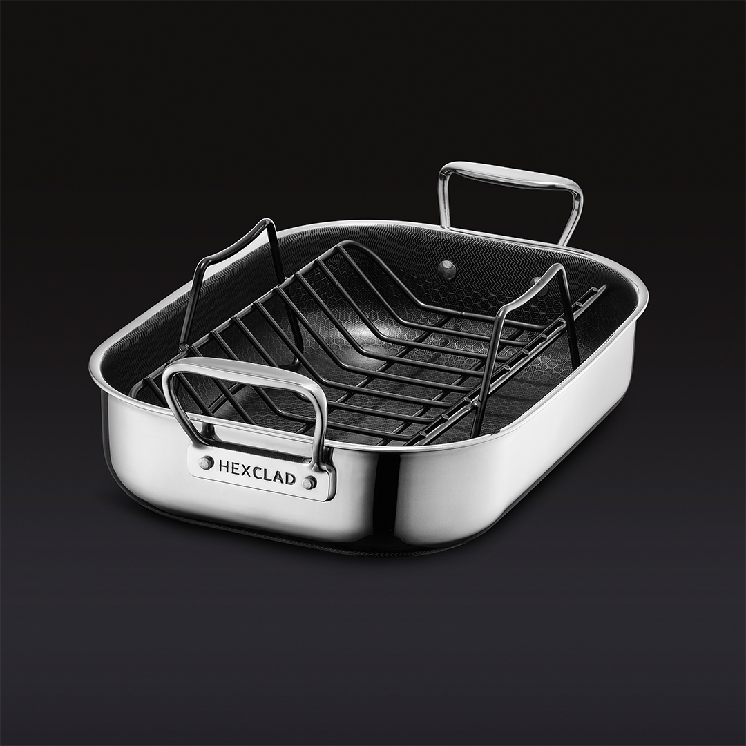 Small Hybrid Roasting Pan w/ Rack, 10" x 14"